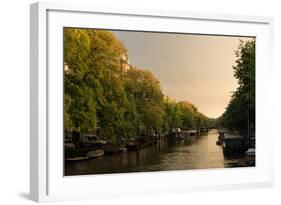 Amsterdam Singel Canal III-Erin Berzel-Framed Photographic Print