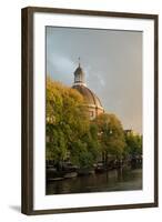 Amsterdam Singel Canal-Erin Berzel-Framed Photographic Print