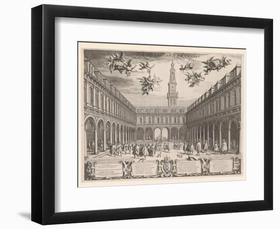 Amsterdam Stock Exchange, 1609-Dutch School-Framed Giclee Print