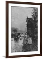 Amsterdam Street Scene-Hans Hermann-Framed Art Print