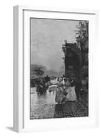 Amsterdam Street Scene-Hans Hermann-Framed Art Print