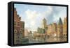 Amsterdam Street Scene-Philibert de L'Orme-Framed Stretched Canvas