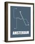 Amsterdam Subway Map I-null-Framed Art Print