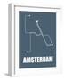 Amsterdam Subway Map I-null-Framed Art Print