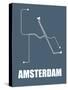 Amsterdam Subway Map I-null-Stretched Canvas