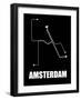 Amsterdam Subway Map III-null-Framed Art Print