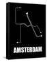 Amsterdam Subway Map III-null-Framed Stretched Canvas