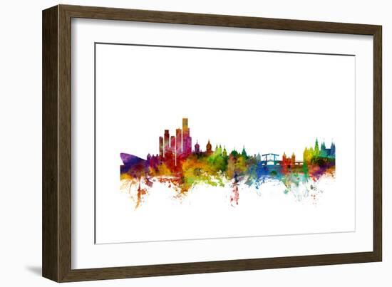 Amsterdam The Netherlands Skyline-Michael Tompsett-Framed Art Print