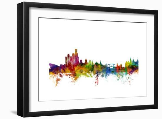 Amsterdam The Netherlands Skyline-Michael Tompsett-Framed Art Print