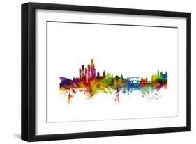 Amsterdam The Netherlands Skyline-Michael Tompsett-Framed Art Print