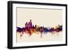 Amsterdam The Netherlands Skyline-Michael Tompsett-Framed Art Print