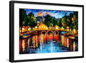 Amsterdam The Release Of Happines-Leonid Afremov-Framed Art Print