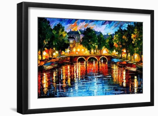 Amsterdam The Release Of Happines-Leonid Afremov-Framed Art Print