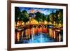 Amsterdam The Release Of Happines-Leonid Afremov-Framed Art Print