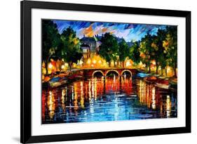 Amsterdam The Release Of Happines-Leonid Afremov-Framed Art Print