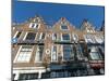 Amsterdam townhouses with beer ads-Jan Halaska-Mounted Photographic Print