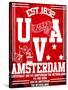 Amsterdam University City Man T Shirt Vector Graphic Design-emeget-Stretched Canvas