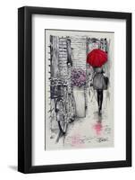 Amsterdam Walk-Loui Jover-Framed Art Print