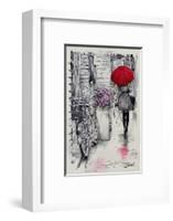 Amsterdam Walk-Loui Jover-Framed Art Print