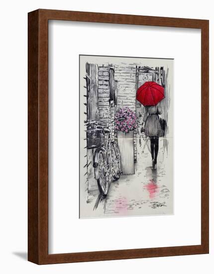 Amsterdam Walk-Loui Jover-Framed Art Print