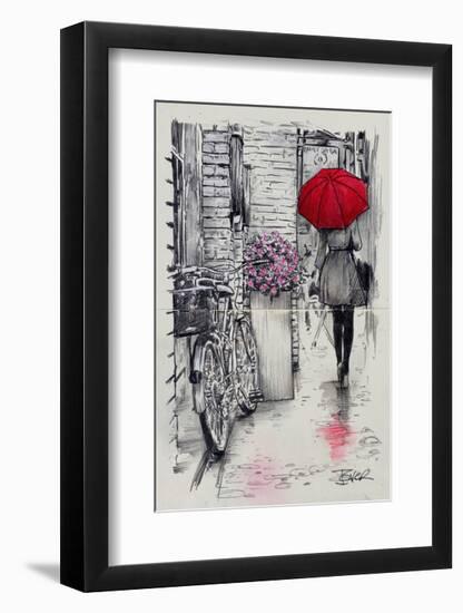Amsterdam Walk-Loui Jover-Framed Giclee Print