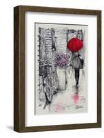 Amsterdam Walk-Loui Jover-Framed Giclee Print