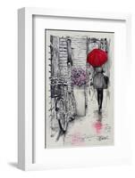 Amsterdam Walk-Loui Jover-Framed Giclee Print