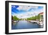 Amsterdam with Canal in the Downtown,Holland.-Brian K-Framed Photographic Print