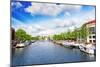 Amsterdam with Canal in the Downtown,Holland.-Brian K-Mounted Photographic Print
