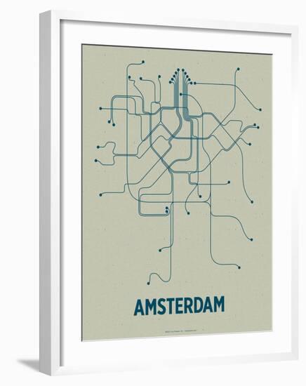 Amsterdam-LinePosters-Framed Serigraph