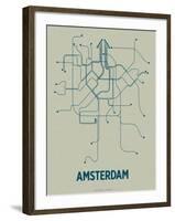 Amsterdam-LinePosters-Framed Serigraph