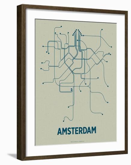 Amsterdam-LinePosters-Framed Serigraph