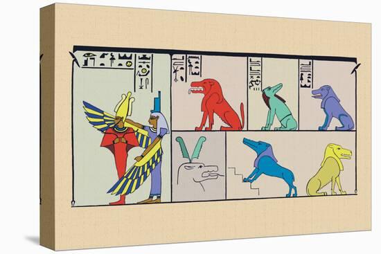 Amt, Isis and Osiris-J. Gardner Wilkinson-Stretched Canvas