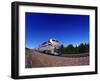 Amtrak Train at Marias Pass, Montana, USA-Chuck Haney-Framed Premium Photographic Print