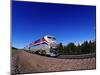 Amtrak Train at Marias Pass, Montana, USA-Chuck Haney-Mounted Premium Photographic Print