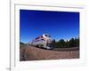 Amtrak Train at Marias Pass, Montana, USA-Chuck Haney-Framed Photographic Print