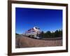 Amtrak Train at Marias Pass, Montana, USA-Chuck Haney-Framed Photographic Print