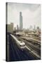 Amtrak Turboliner Leaving Chicago, Ca. 1972-75-null-Stretched Canvas