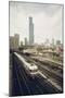Amtrak Turboliner Leaving Chicago, Ca. 1972-75-null-Mounted Photo