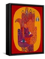 Amulets, 1992-Laila Shawa-Framed Stretched Canvas