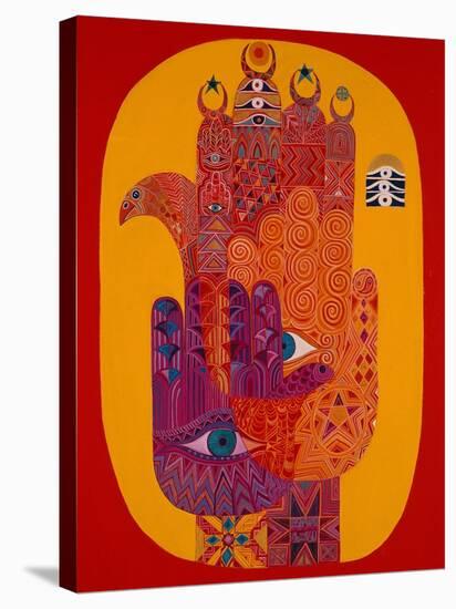 Amulets, 1992-Laila Shawa-Stretched Canvas
