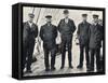 Amundsen and His Team at Hobart-null-Framed Stretched Canvas