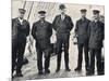 Amundsen and His Team at Hobart-null-Mounted Photographic Print