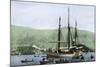 Amundsen's Ship, the "Fram," Used in His South Pole Expedition 1911, Formerly Nansen's Ship-null-Mounted Giclee Print