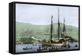Amundsen's Ship, the "Fram," Used in His South Pole Expedition 1911, Formerly Nansen's Ship-null-Framed Stretched Canvas
