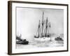 Amundsen's Vessel Returns from the Arctic-null-Framed Photographic Print