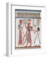 Amunkhepesef Tomb: Wall Paining-null-Framed Giclee Print