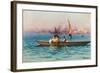 Amusement on the Caique-Fausto Zonaro-Framed Giclee Print