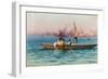 Amusement on the Caique-Fausto Zonaro-Framed Giclee Print