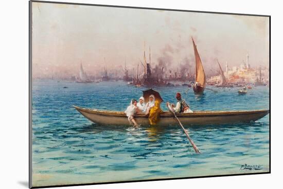 Amusement on the Caique-Fausto Zonaro-Mounted Giclee Print